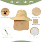 Fishing Hat Breathable Wide Brim Sun Hats - Image 5