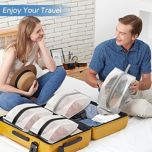 Waterproof Shoe Bags for Travel 4 Pack XX (XXL)