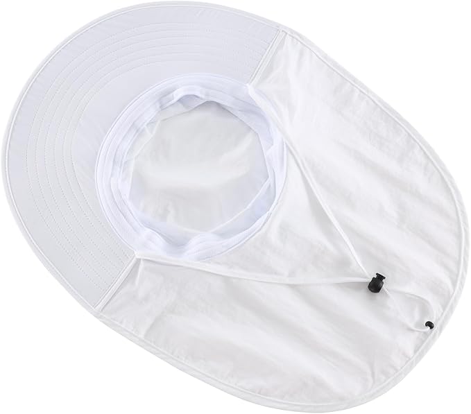 Home Prefer Outdoor UPF50+ Sun Hat Wide Brim Mesh Fishing Hat - Image 6