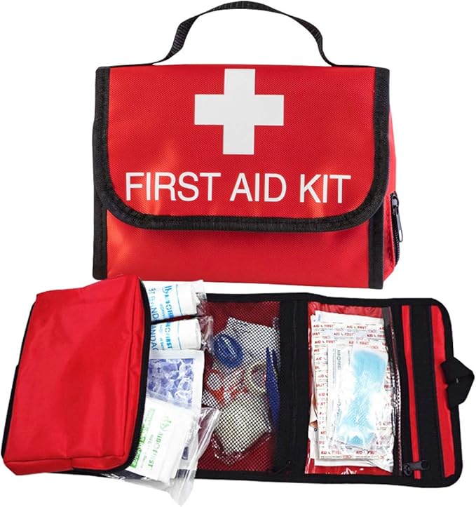Aoutacc Nylon First Aid Empty Kit, Compact and Lightweight First Aid Bag - Image 7
