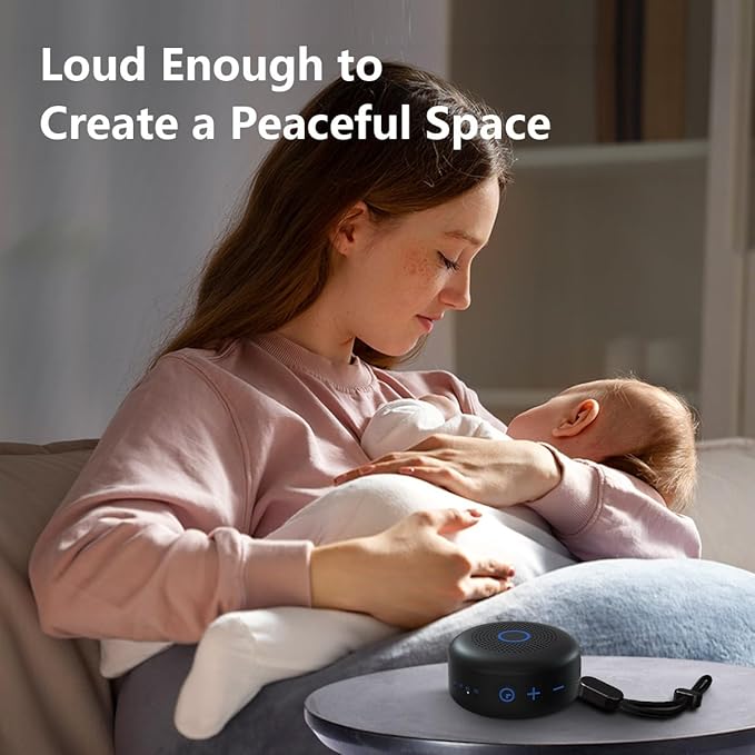 Sleepbox Portable White Noise Sound Machine 30 Soothing Sounds Rechargeable - Image 5