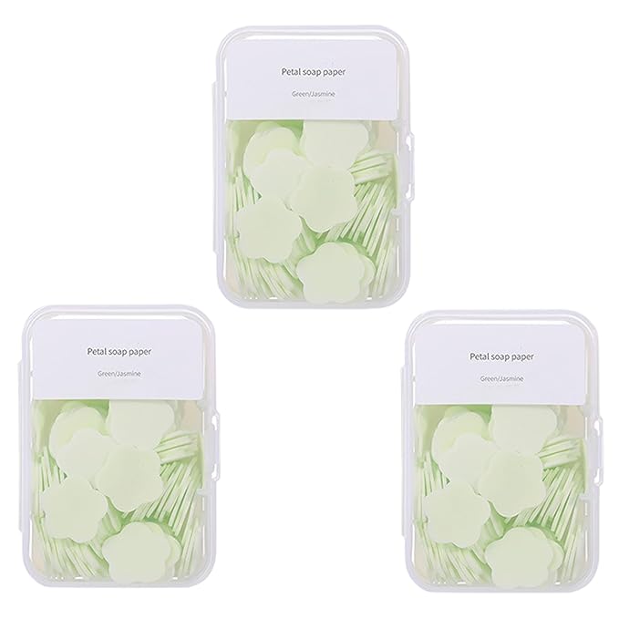 300pcs Portable Hand Washing Soap Sheets, Scented Mini Soap Sheets, Disposable by Unknown