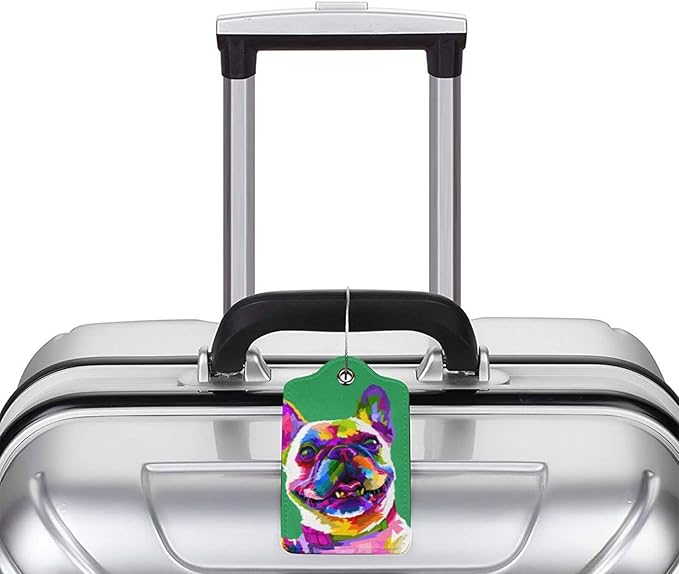 Cute French Bull Dog Luggage Tags - Image 5