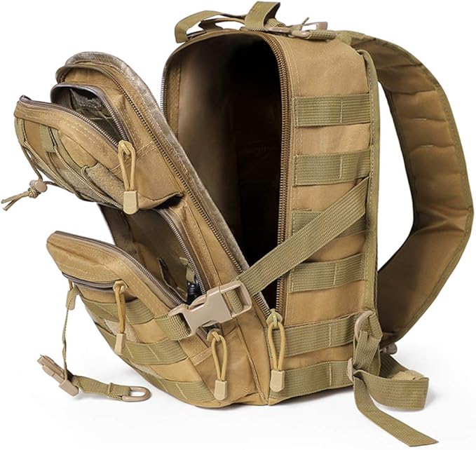 hopopower Tactical Sling Bag Pack Military Rover Shoulder Backpack EDC Assault - Image 5