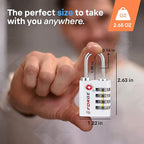 Forge Dual-Opening: Key or Combination Access Lock, TSA Approved Locks - Image 7