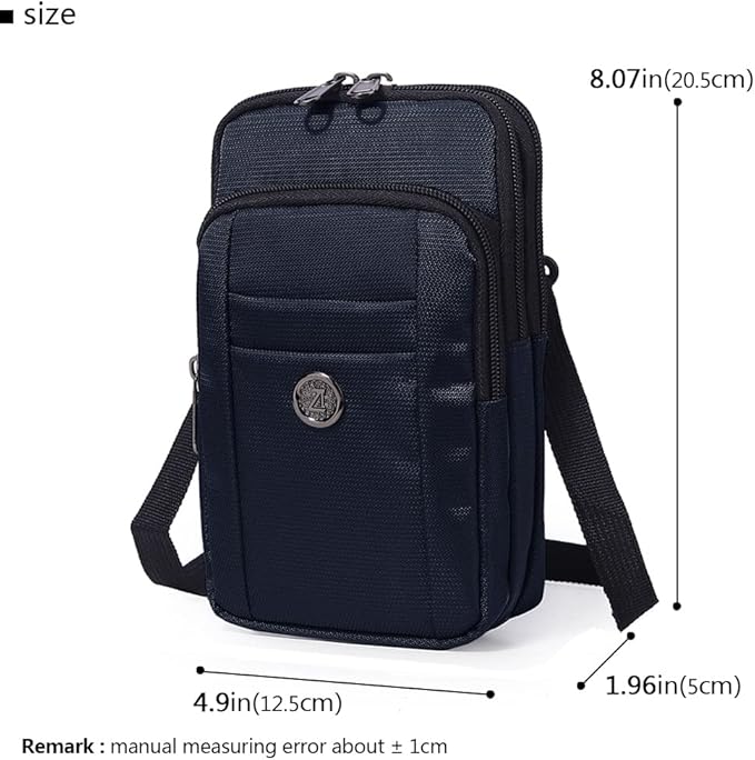 Senient Wolf Waterproof Nylon Multifunctional Phone Crossbody Bag - Image 2