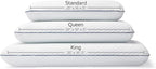 WEEKENDER Gel Queen Size-1-Pack-Medium Plush Feel-Neck and Shoulder Support-Side - Image 8