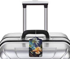 Retro Tulips Luggage Bag Case Tags - Image 5