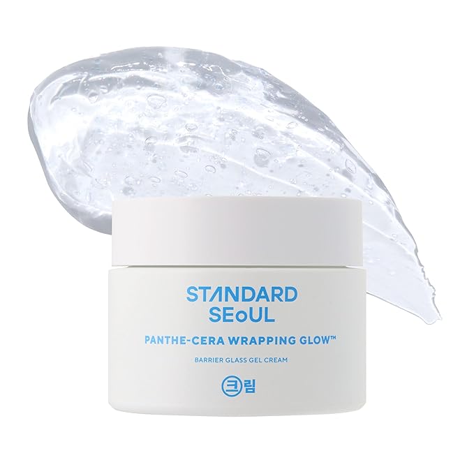 Barrier Glass Gel Moisturizer – Instantly Soothes & Hydrates, Lightweight Gel Cream for Sensitive Skin, Panthenol & 5 Ceramides, Glass-Skin Finish, 50ml