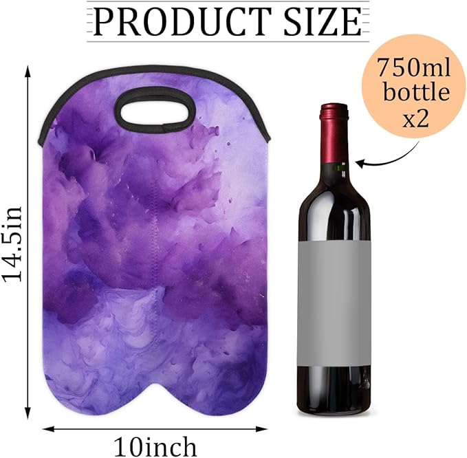 Wine Carrier Tote Personalized Bag - Image 2