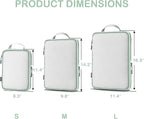 Cipway Mesh Compression Packing Cubes, Ultralight See Through Luggage Organizer - Image 4