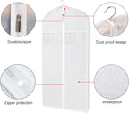 Zilink Clear Suit Coat Bags for Storage 50-inch Dress Bags for Hanging Clothes - Image 5