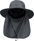 PFFY Sun Bucket Hats for Men Women 3” Wide Brim UPF 50+ Fishing & Beach Hat by PFFY