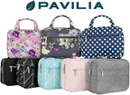 PAVILIA Hanging Toiletry Bag Travel Bag Women Men, Foldable Cosmetic Organizer - Image 9