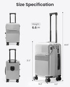 UrbanExplorer 20 Inch Carry-On Luggage - Image 2