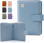 Melsbrinna Premium Leather Passport Holder Covers Case, Waterproof Rfid by Melsbrinna