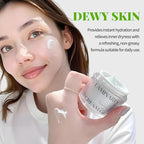 SHIONLE Laminaria Glazed Cream 1.76oz (50g) | Korea Sea Kelp Face Lightweight Moisturizing Cream | Deep Hydration Soothing Plump Firm Soft Smooth Glowy Skin | Daily Korean Skin Care for All Skin Type