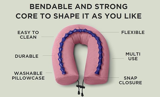 Dot&Dot Twist Memory Foam Travel Pillow - Image 2