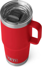 YETI Rambler 20 oz Travel Mug, Stainless Steel, Vacuum Insulated by YETI