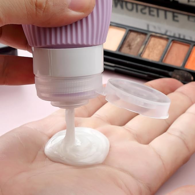 16 Pack Travel Bottles Set, TSA Approved Leak Proof Silicone Squeezable - Image 3