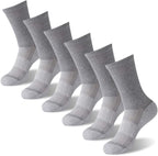 FOOTPLUS Hiking Copper Compression Socks, Unisex Cushioned Sole Arch Support by FOOTPLUS