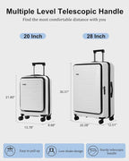 Luggage Sets 2 Pieces, 20 Inch Carry On Luggage and Expandable 28 Inch Checked - Image 8