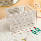 5 Drawers Necklace Organizer Storage, Tray - Image 4