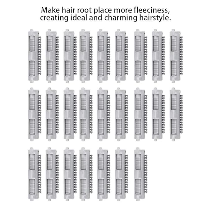 25Pcs/Set Hair Cold Perm Rods Perm Rods Hair Perm Rods Styling Tools & Appliances Clips Tool, Gray Hair Rollers