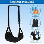 Foot Hammock for Plane Travel - Image 2