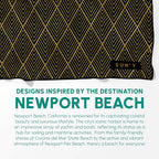 Waffle Microfiber Beach Towel (Newport)
