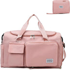 Multipurpose 20L Foldable Duffel Bag Gym Yoga Bag Carry-On Shopping Sack Travel by acdiac