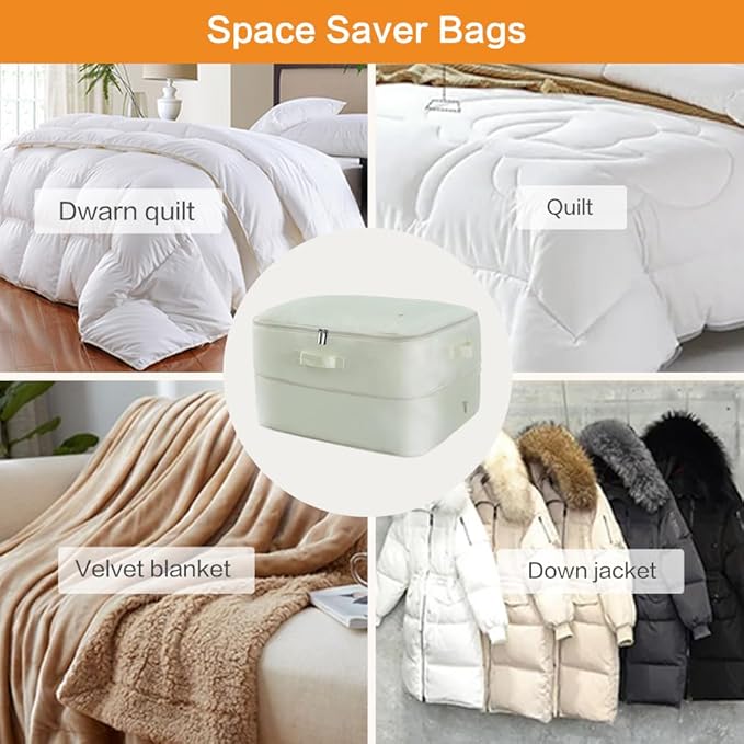 Ultra Space Saving Self Compression Storage Bags - Image 8
