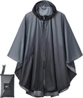 SaphiRose Rain Poncho Jacket Coat Hooded by SaphiRose