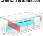 Yesesion Clear Plastic Cord Organizer Box - Image 2