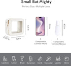 Aveniee Clear Makeup Bag Small, Mini Travel Toiletry Bag Cosmetic Bags Organizer - Image 4