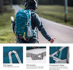 MOUNTAINTOP 25L/40L Hiking Backpack, Lightweight Travel Backpack - Image 3