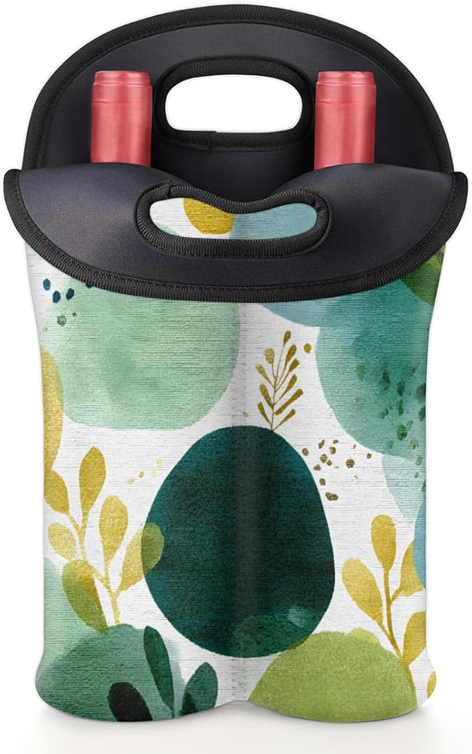 Neoprene Wine Tote, Bottle Carrier Gag Insulating Neoprene Thicker, Insulated - Image 5