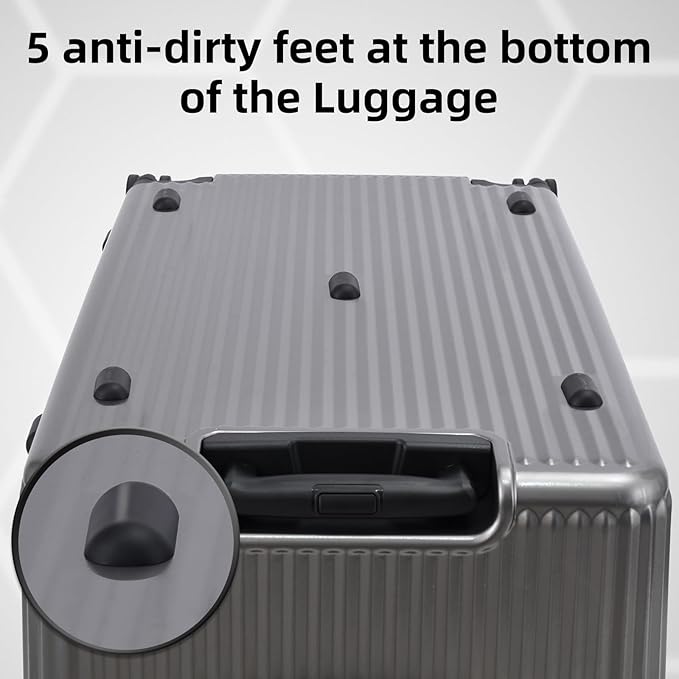 29 Inch Aluminum Checked Luggage - Image 7
