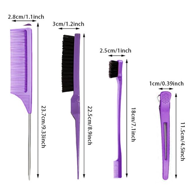 Hair Braiding Tools | Ergonomic Portable Lightweight Comb - Hair Styling Appliances | for Holiday Festival Salon Home Travel Wedding Bridal Spa Grooming Party Summer