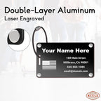 Personalized Luggage Tags: Custom Metal Luggage Tags - Image 4