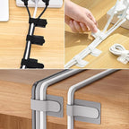 Cord Organizer Cable Management 45 Pack Adhesive Cord Holder Hooks Clips - Image 4