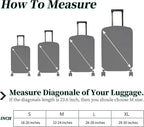 Suitcase Protector Plus 1 Luggage Tag, Sunflower Orchids Travel Cover - Image 2