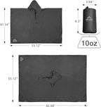 Coralrain Hooded Rain Poncho Lightweight Waterproof Unisex Raincoat Jacket - Image 6