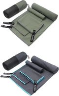Eunzel 2 Pack Quick Dry Camping Towel, Microfiber Travel Towel 3 Size at 1 Pack by EUNZEL