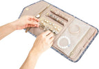 BAGSMART Travel Jewellery Organiser Roll Foldable Jewelry Case - Image 9
