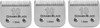 3 Pack Detachable Pet Dog Grooming Clipper Ceramic Blade Sets,Compatible with Andis Size 10 Cut Length 1/16"(1.5mm),Compatible with andis/Oster A5/Wahl KM10 Series Clippers