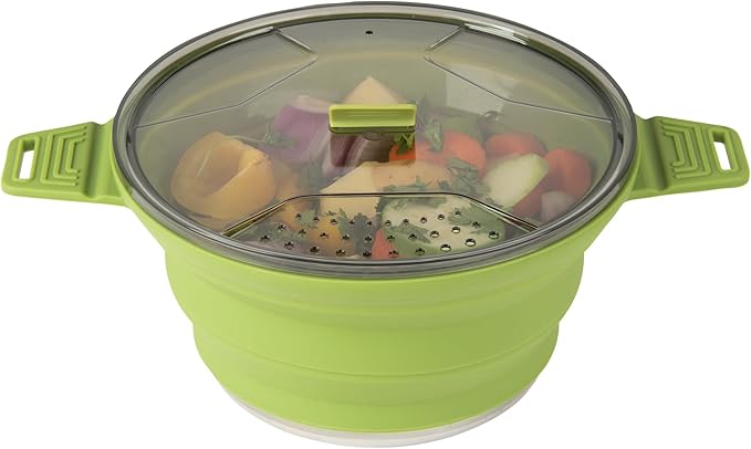 Restaurantware-Hi Tek 2.5 Liter Collapsible Camping Pot, 1 Portable Cook Pot - - Image 8