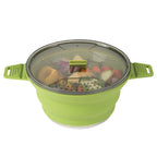 2.5L Green Silicone Collapsible Pot (20 Count / Pot)