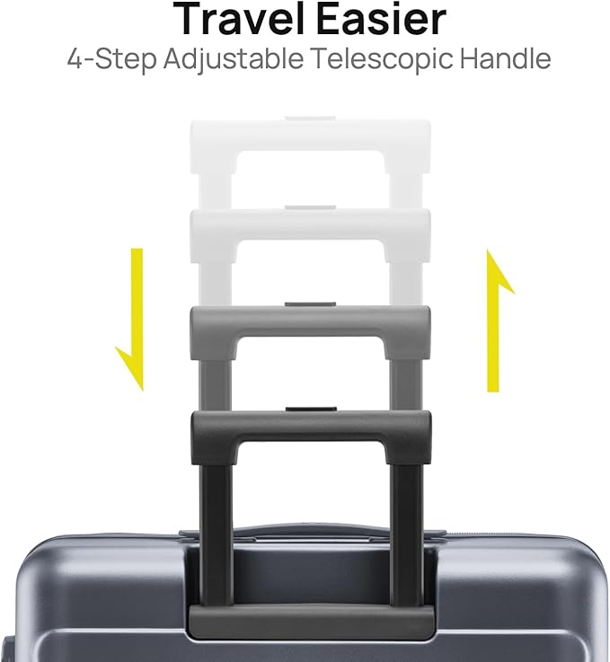 Carry on Luggage 22 X 14 X 9 Airline Approved, 20 Inch Luggage - Image 7