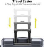 Carry on Luggage 22 X 14 X 9 Airline Approved, 20 Inch Luggage - Image 7